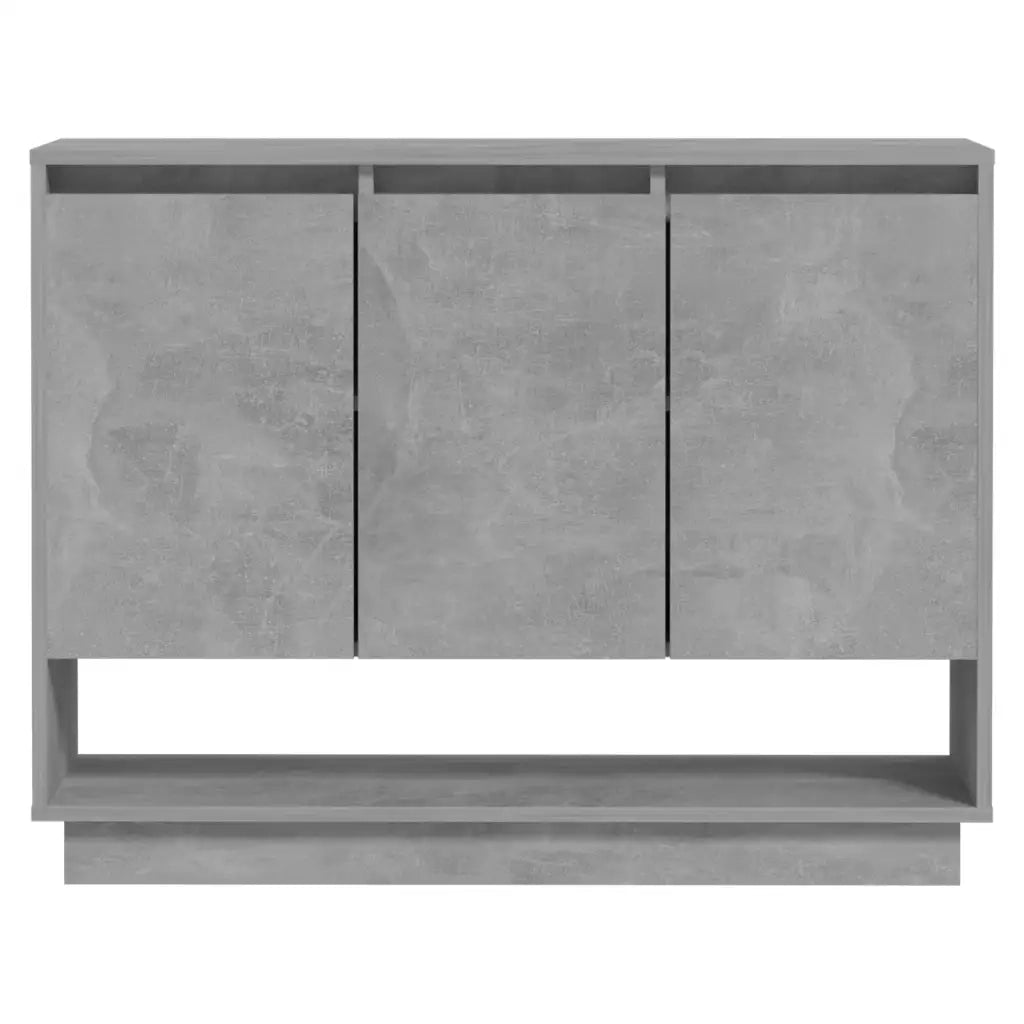 Credenza-Buffet-Armadio da cucina Grigio Cemento 97x31x75 cm in Truciolato