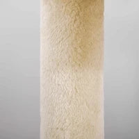 Albero Tiragraffi per Gatti Adulti con Cuccia Spaziosa e Piattaforma, 104 cm, Bianco Crema