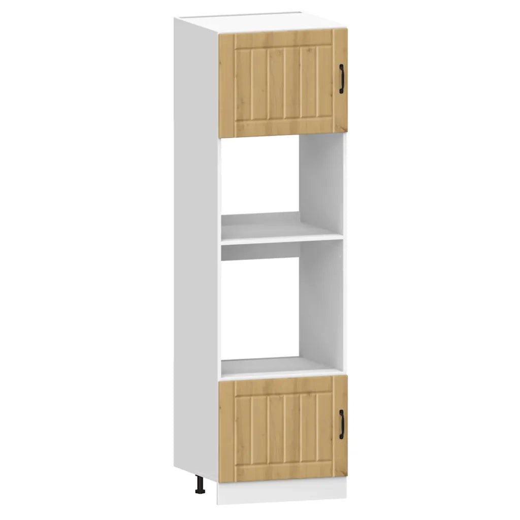 Set Mobili da Cucina 7 pz Kalmar Rovere Artigianale Truciolato 3314750