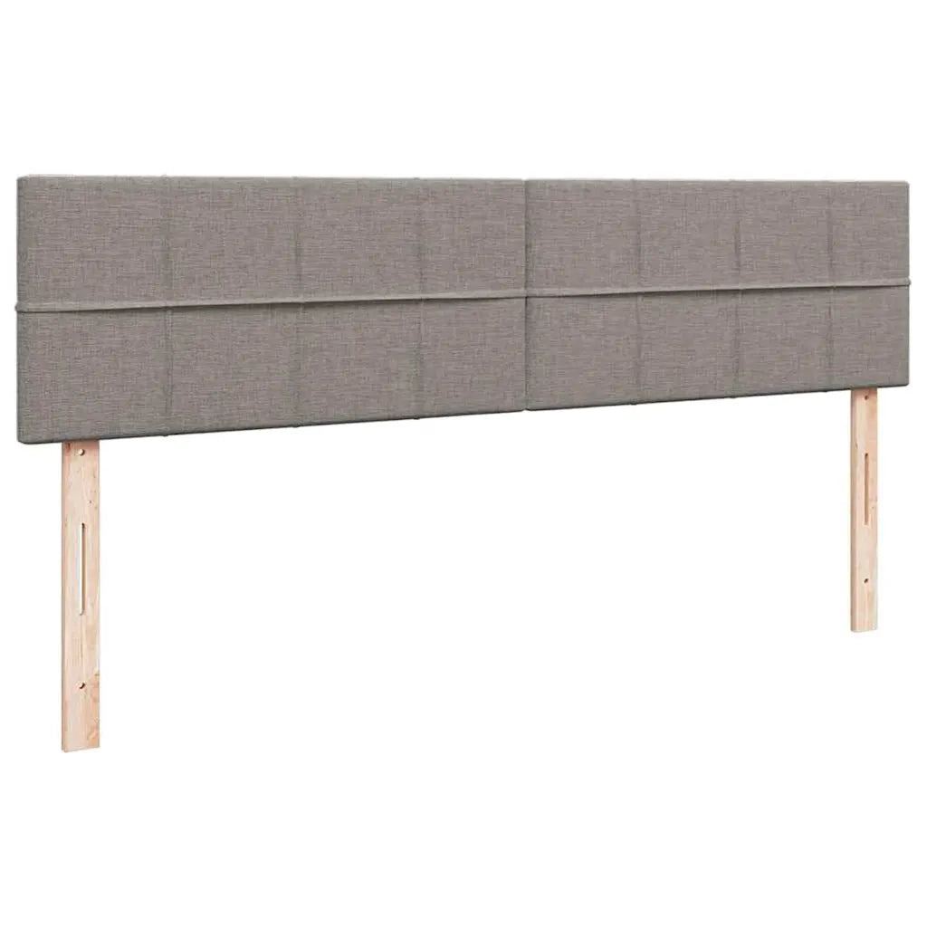Struttura Letto Pouf con Materasso Tortora 180x200cm in Tessuto 3311481
