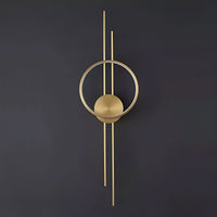 Applique Da Parete Led App1781-w Brush Gold