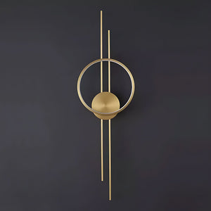 Applique Da Parete Led App1781-w Brush Gold