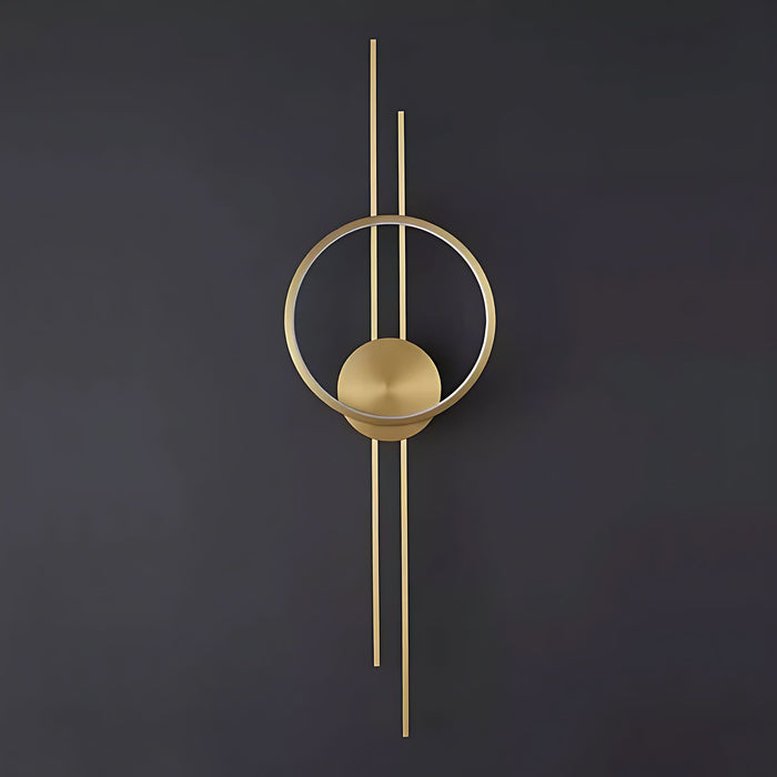 Applique Da Parete Led App1781-w Brush Gold