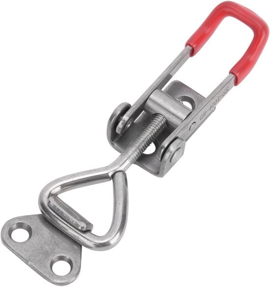 Fermoferro 150 kg di forza di chiusura - 304 Acciaio Inossidabile - Regolabile - Facile da Installare - Duraturo - 2 mm di spessore - Fermoferro