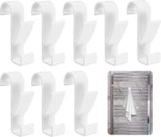 Set di 8 Ganci Translucidi per Radiatore per Bagno