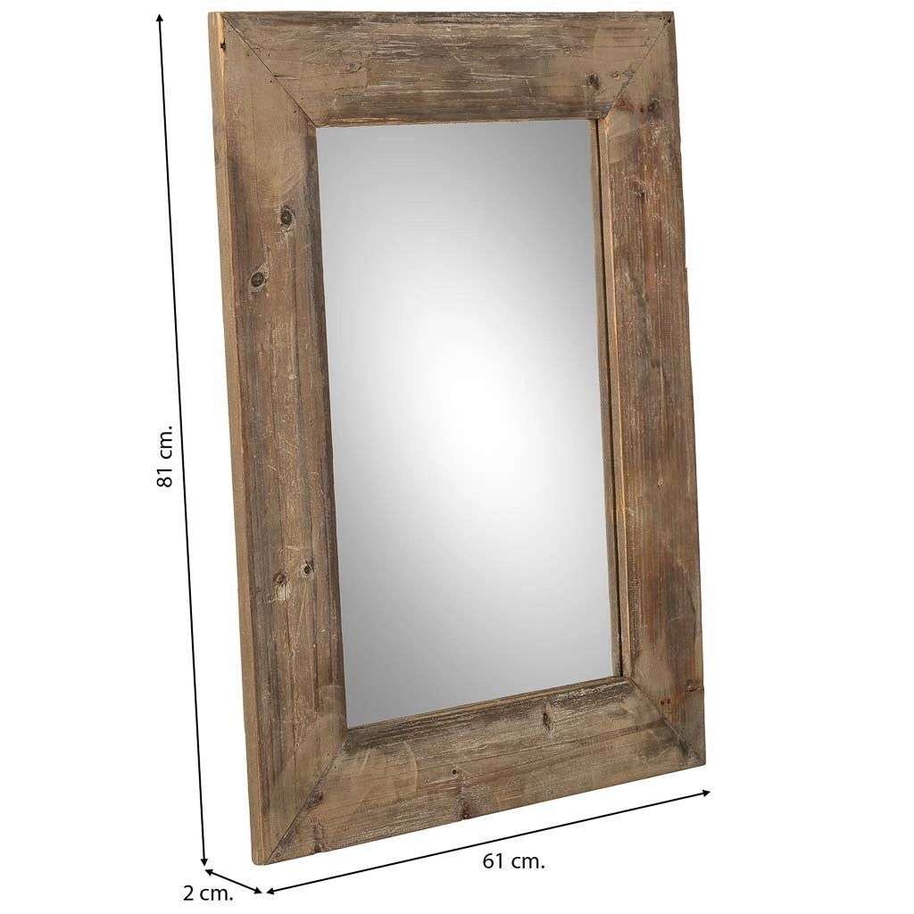 Specchio in legno 61x02x81