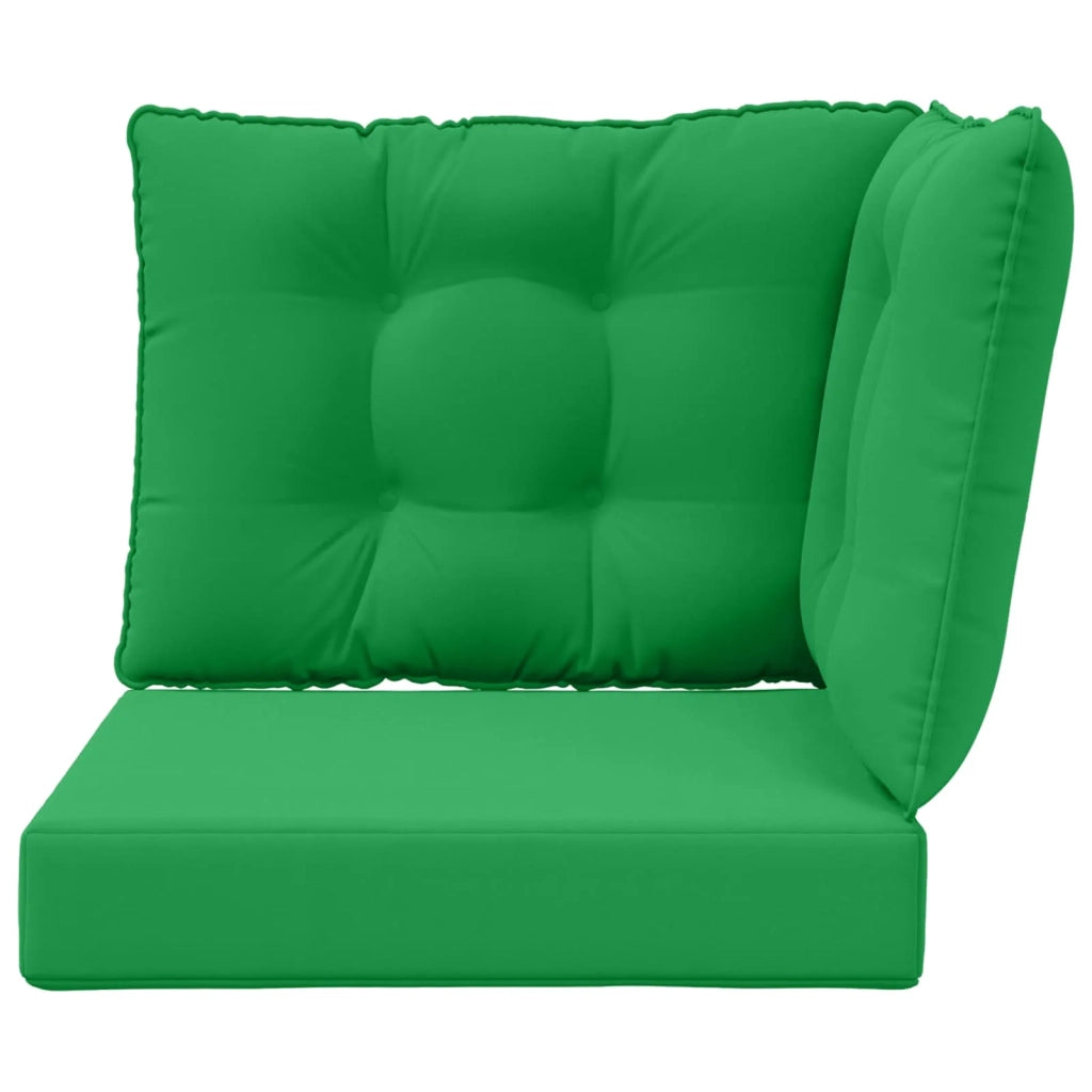Cuscino per divano da esterno 3 pz | Cuscini per sedie Verde Poliestere