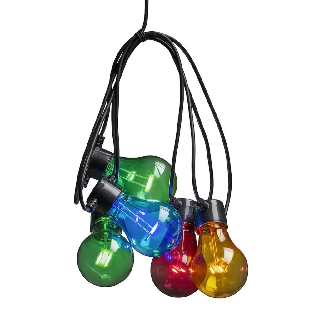KONSTSMIDE Luci per Feste con 10 Lampadine Set Estensione Multicolore 436559