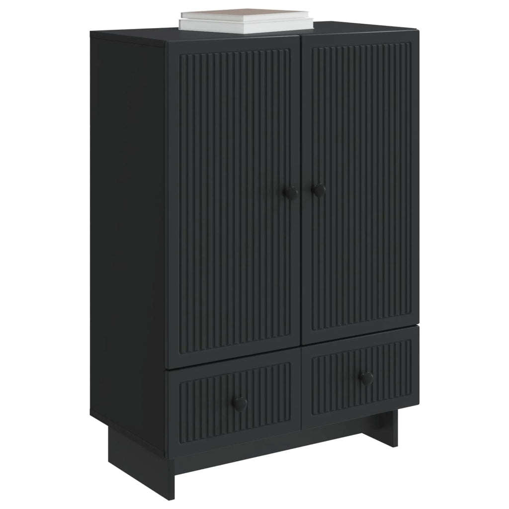 Credenza Nero 66 x 34,5 x 95 cm Legno ingegnerizzato 893976