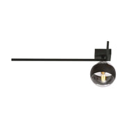 Plafoniera Moderna Perseo Acciaio Nero Mod6 1 Luce E14
