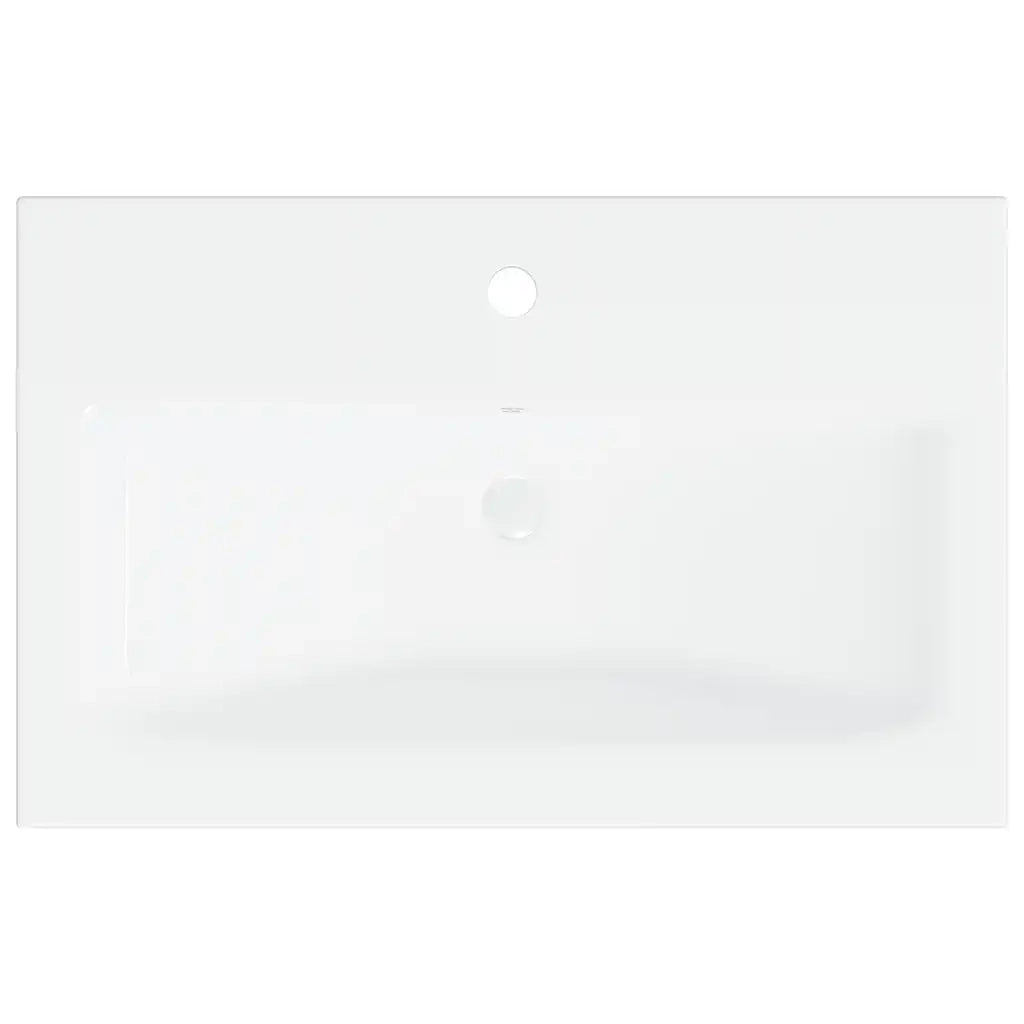Set Mobili da Bagno Bianco in Legno Multistrato 3071675