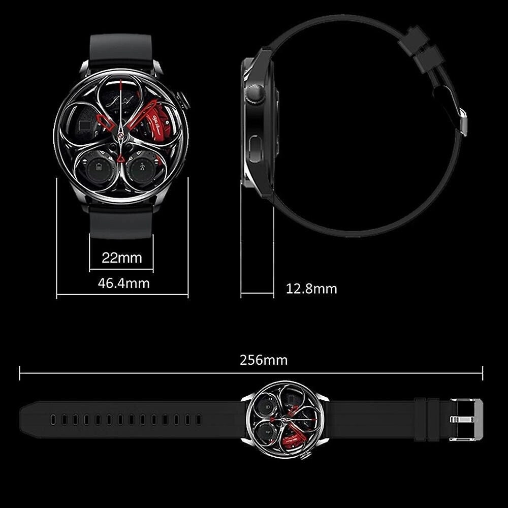 Trade Shop - Smartwatch Orologio Intelligente Gt5 Chiamate Sms Bluetooth 5.0 Sport Social Chat -