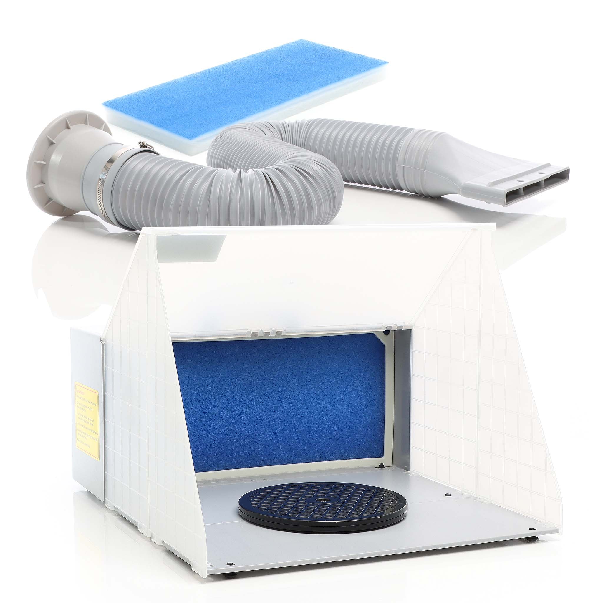 Cabina di aspirazione per verniciatura ad aerografo 4m³/min Aspiratore filtro e tubo aria di scarico