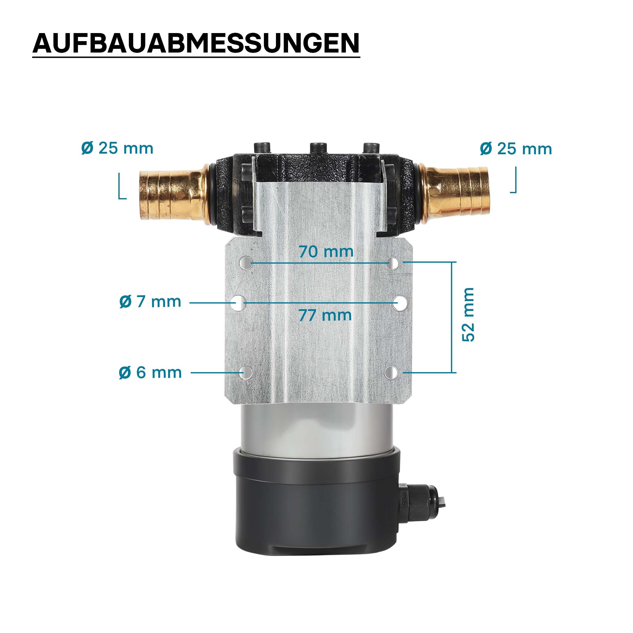 WilTec Pompa autoadescante per diesel gasolio 12 V 150 W 40 l/min Pompa di trasferimento