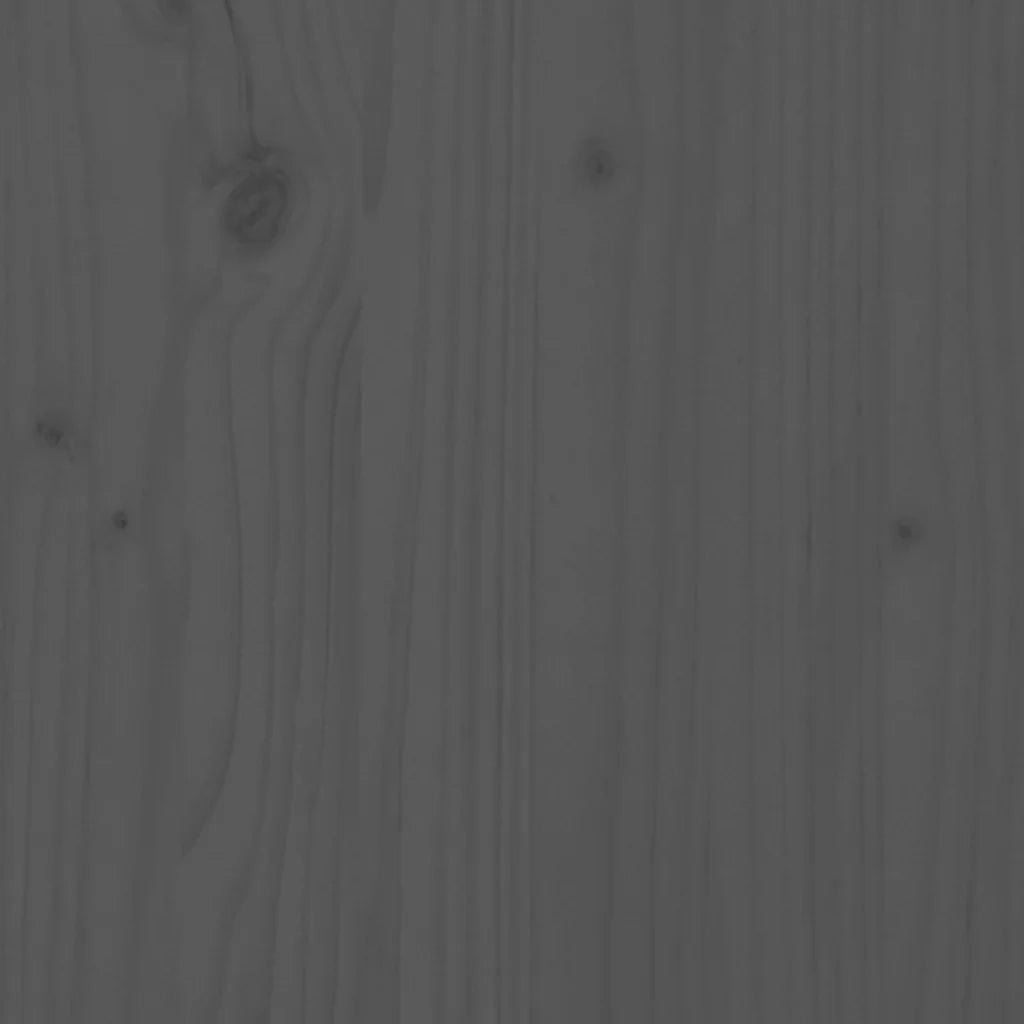 Supporto per Monitor Grigio 50x24x16 cm Legno Massello di Pino 813986