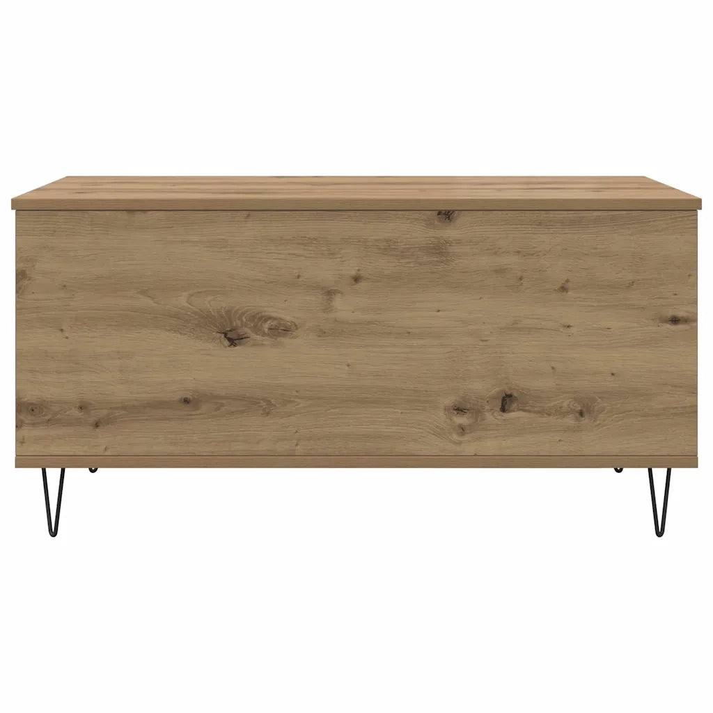 Tavolino da salotto rovere artigianale 90 x 44.5 x 45 cm