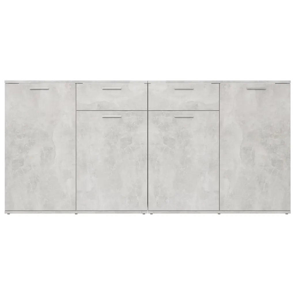 Credenza Grigio Cemento 160x36x75 cm in Legno Multistrato 3074931