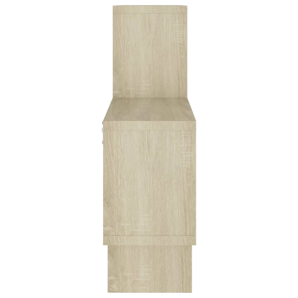 Scaffale Parete Auto Rovere Sonoma 82x15x51cm Legno Multistrato 807253