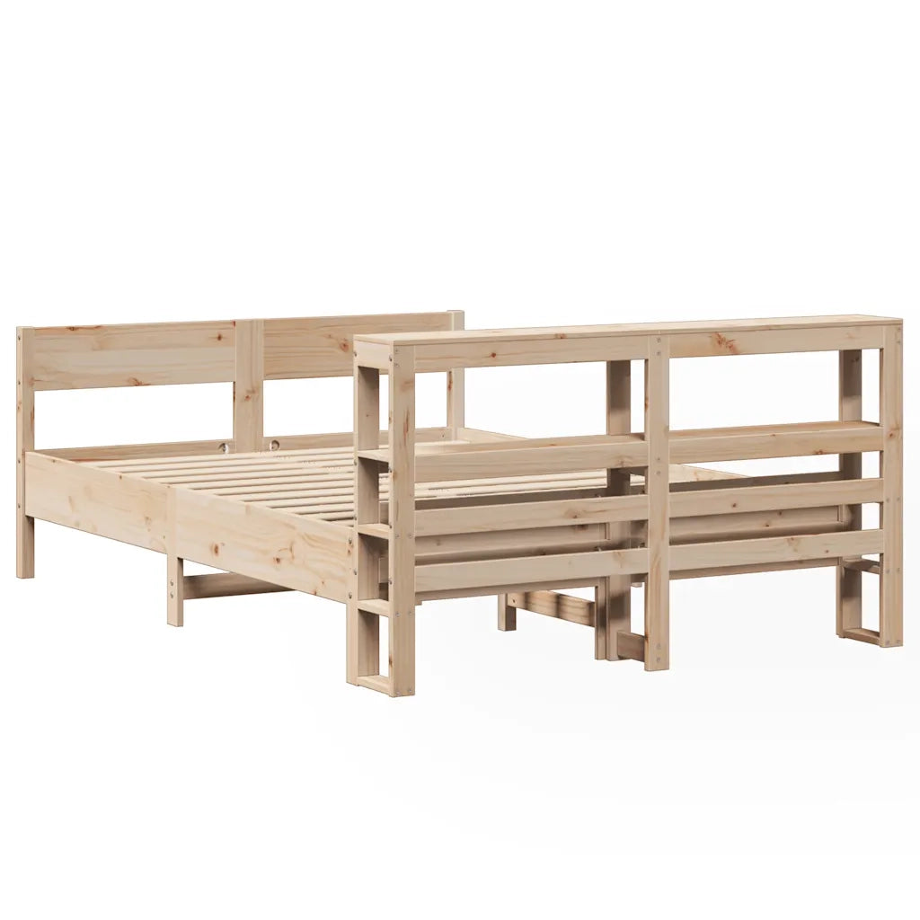 vidaXL Letto senza Materasso 150x200 cm in Legno Massello di Pino