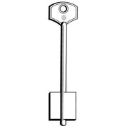 CHIAVE DOPPIA MAPPA GMG GL SILCA - OTTONE NICHELATO- 5 pezzi