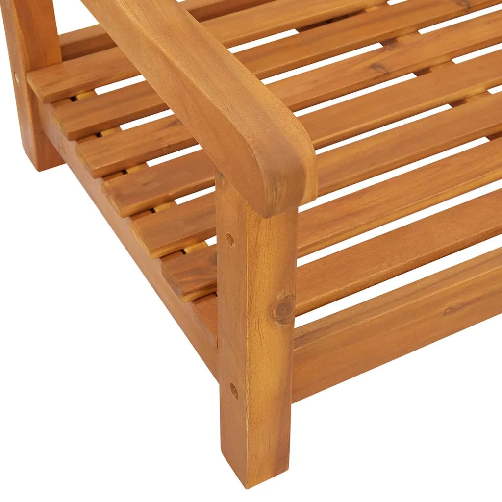 Panchina Altalena da Giardino Naturale 110 x 56 x 58,5 cm 4105528