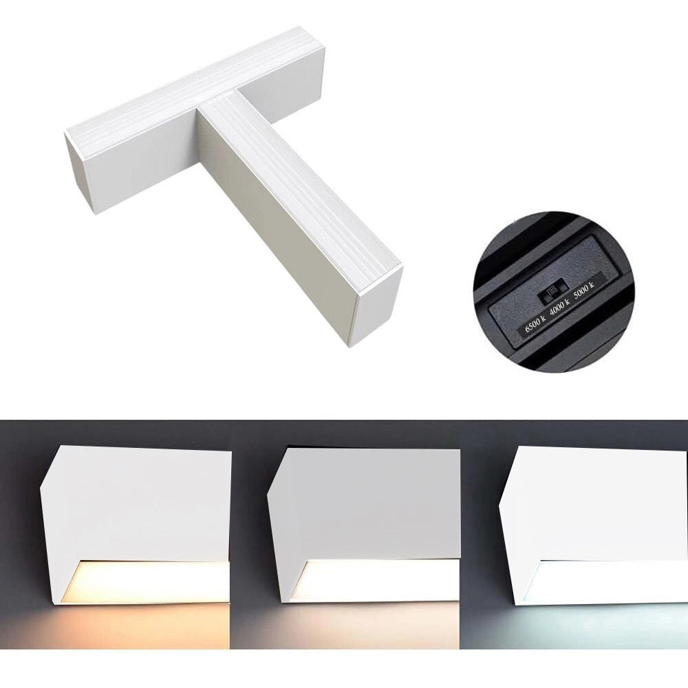 Trade Shop - Lampada Di Raccordo Connettore A T Per Lampadario 15w Luce Selezionabile Cct Ll57-t-3c -