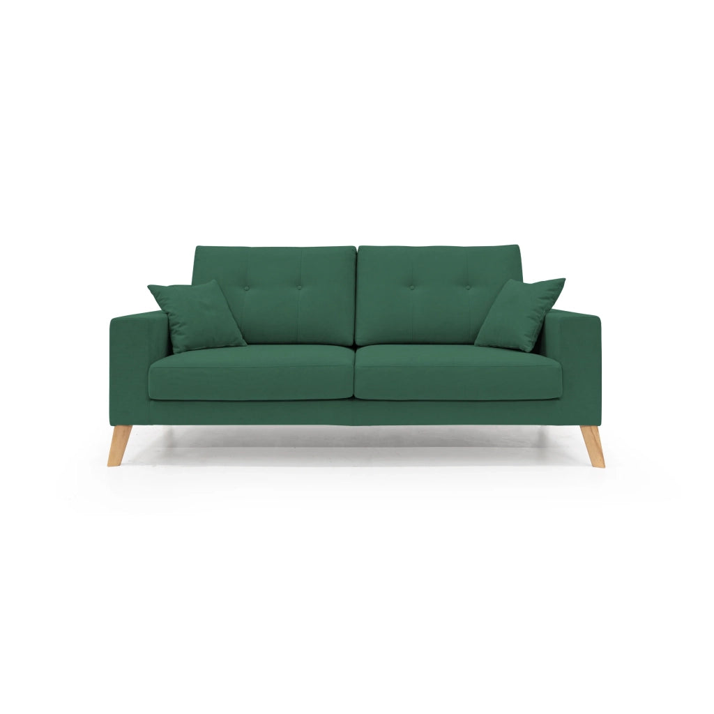 Danish Divano moderno in tessuto morbido impermeabile T02 186 cm verde