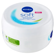 NIVEA CREMA SOFT 300ML NUOVA FORMULA IDRATANTE E RINFRESCANTE PER CORPO VISO CORPO E MANI