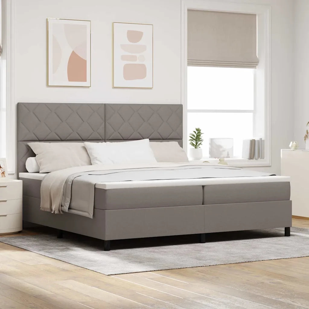 Letto a molle con materasso Talpa 200 x 200 cm Tessuto 3339494