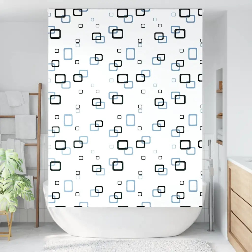 Tenda a Rullo Doccia 150x240 cm Larghezza Tessuto 146 cm 4014830