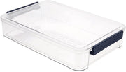 Cassa di progetto portatile per documenti A4, contenitore di archiviazione trasparente e ripiegabile in plastica, organizzatore per ufficio, protezione dossier, documenti, riviste, protezione della carta
