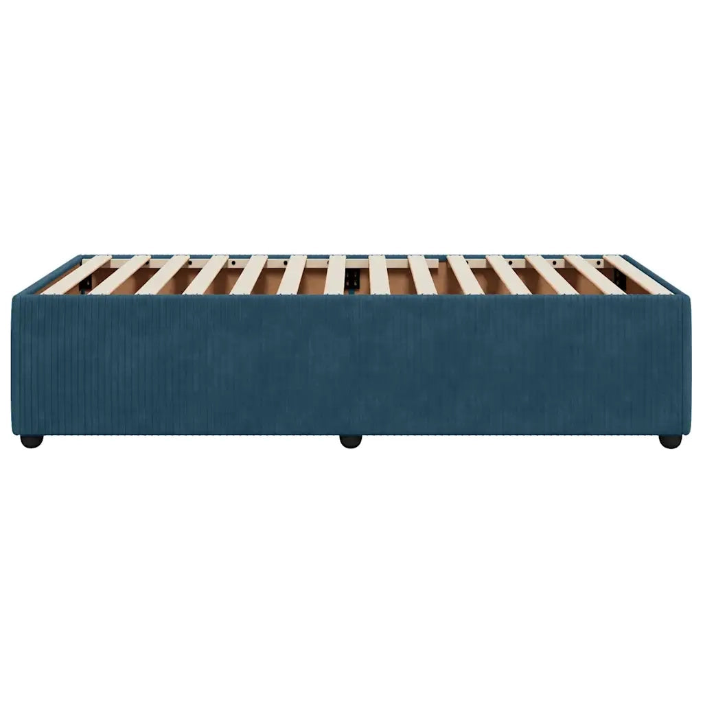 Giroletto Blu 90x190 cm in Velluto