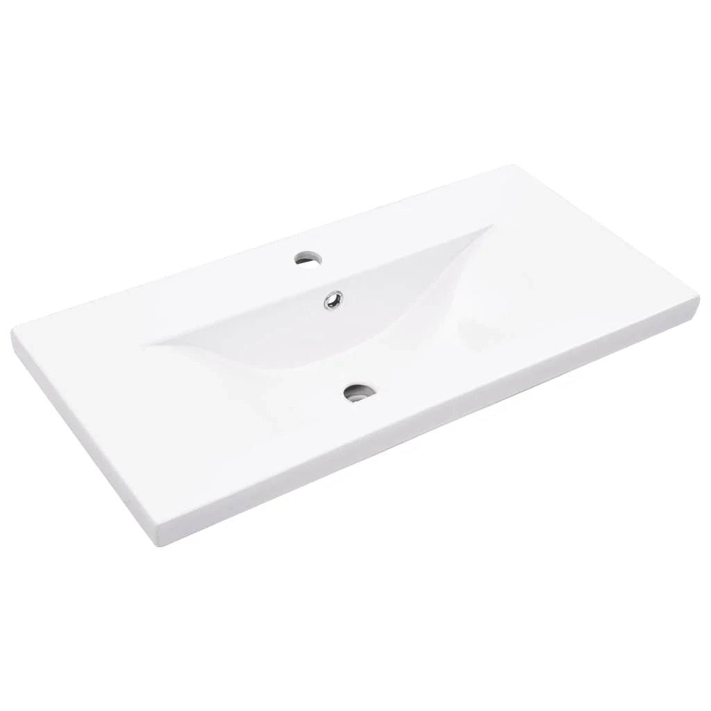 Mobiletto da bagno a parete compatto 80 x 38,5 x 46 cm legno composito rovere Sonoma 02_0055760