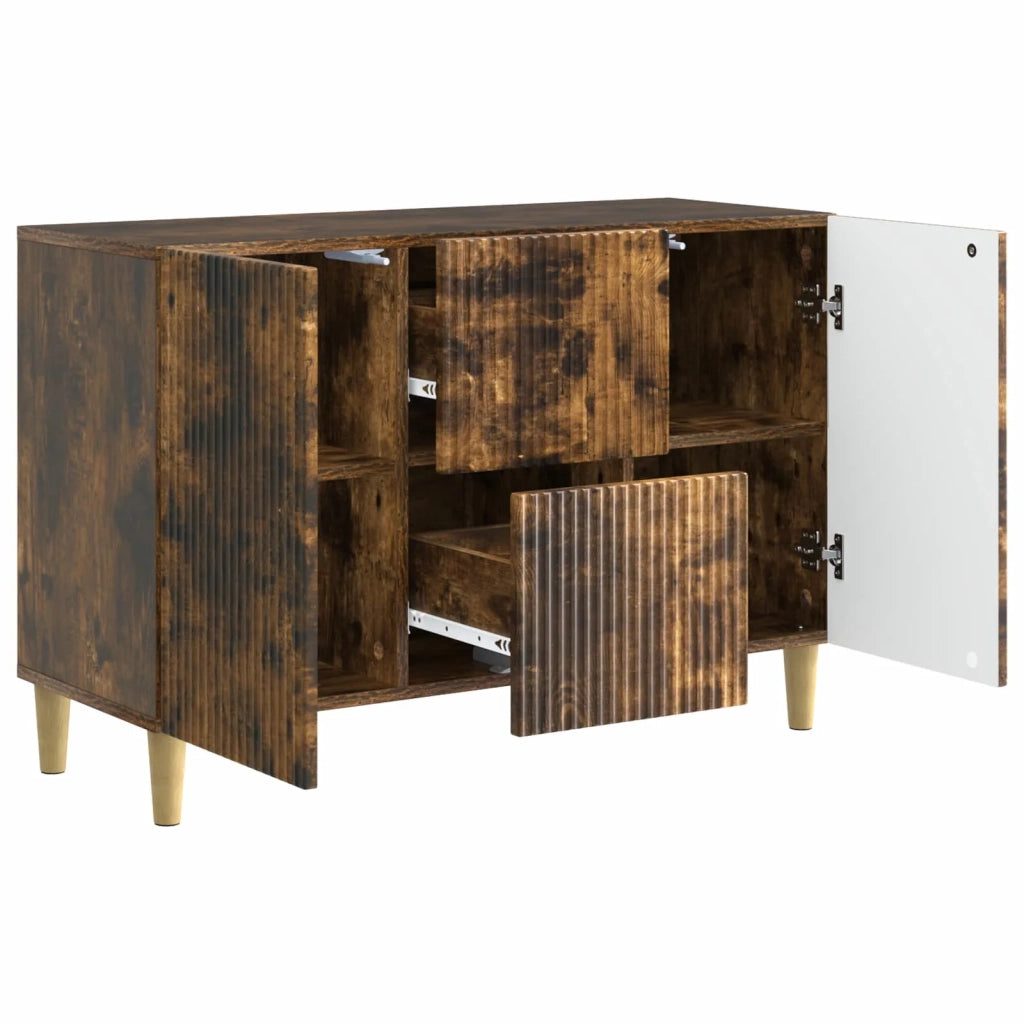 Credenza Rovere Fumo 89 x 34,5 x 60 cm Legno ingegnerizzato 894660