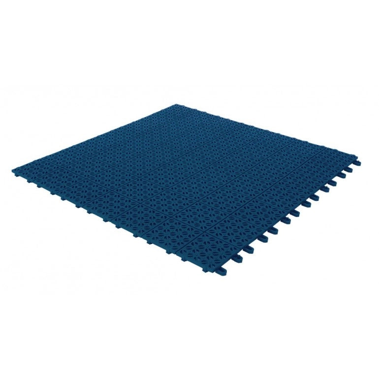 Set da 4 Piastrelle Flessibili in Plastica 55,5 x 55,5 cm da esterno, drenanti e autobloccanti