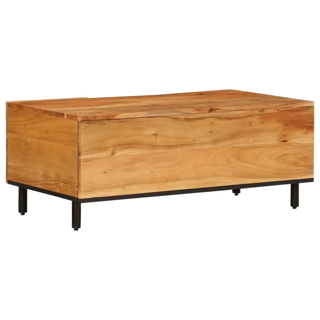 Tavolino 100x54x40 cm in Legno Massello di Acacia 356867