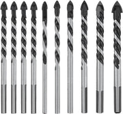 Set di punzoni in ceramica metallo per ceramica piastrelle calcestruzzo vetro plastica muratura legno 10 pz