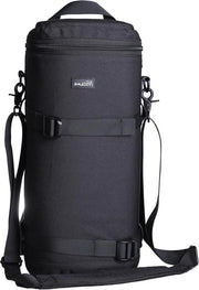 Borsa in Pelle per Obiettivi Fotografici Impermeabile - Tasca con Cerniera per Lenti 800mm 150-600mm 150-500mm 200-500mm e Altre