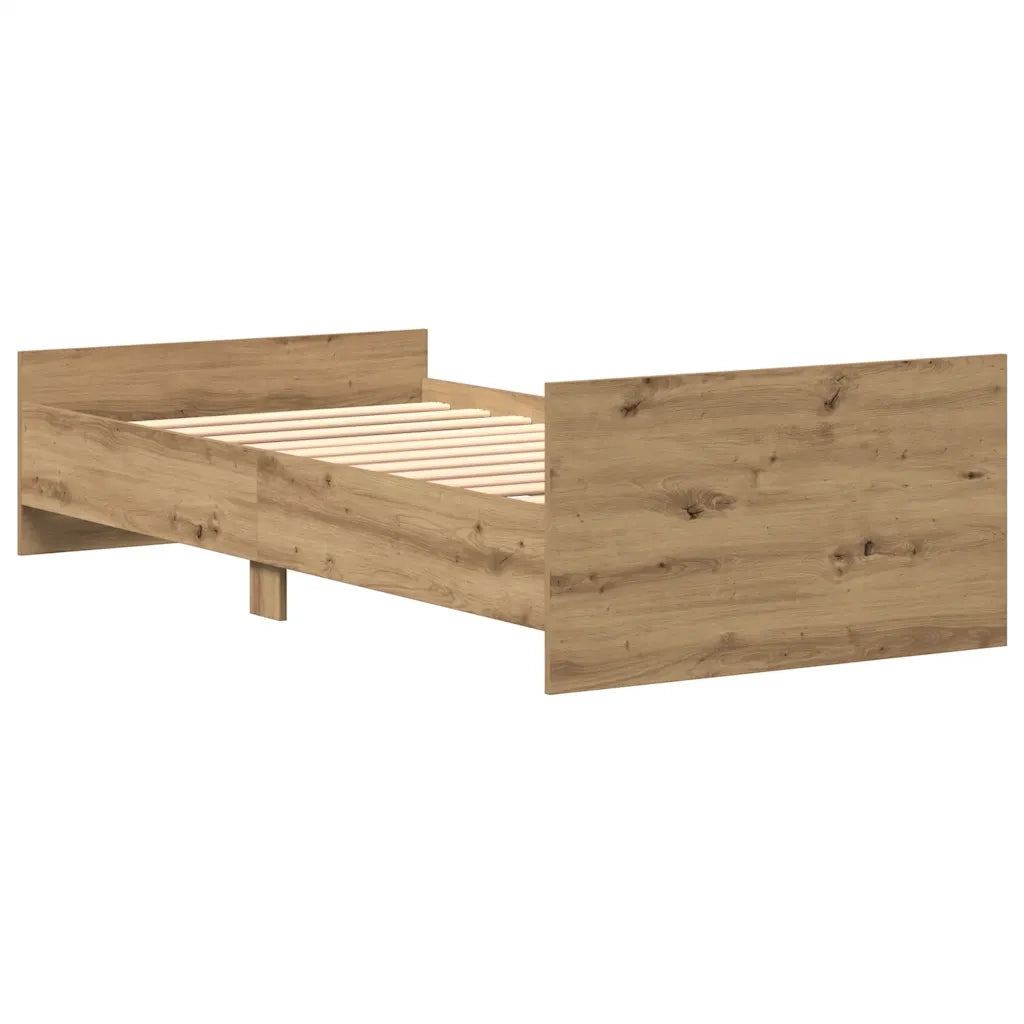 Giroletto senza Materasso Rovere Artigianale 75x190 cm 862311