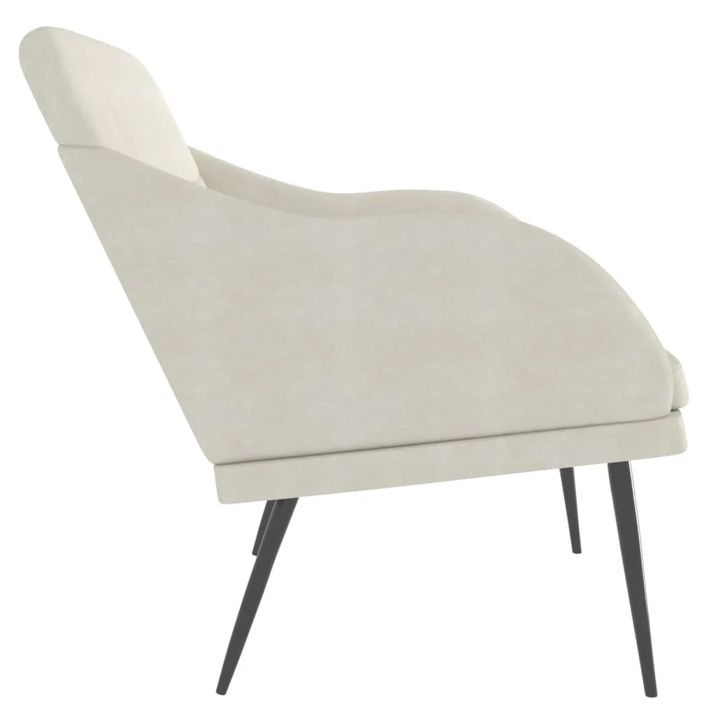 Panca/panca in velluto crema 110 x 76 x 80 cm 02_0010513