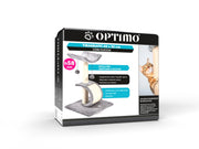 OPTIMO TIRAGRAFFI CON CUCCIA 40 X 35 X H 58 CM GRIGIO E BEIGE