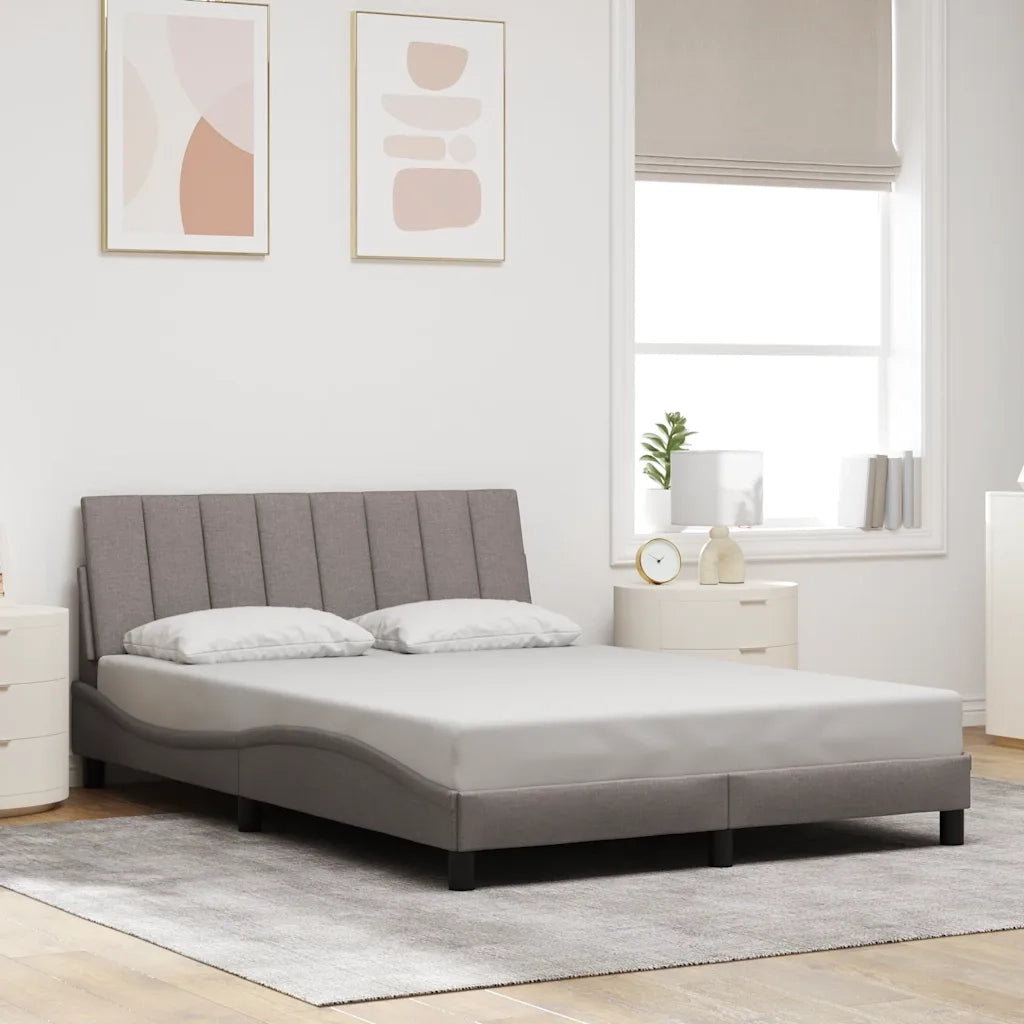 Giroletto senza Materasso Hanko Tortora 140x200 cm in Tessuto
