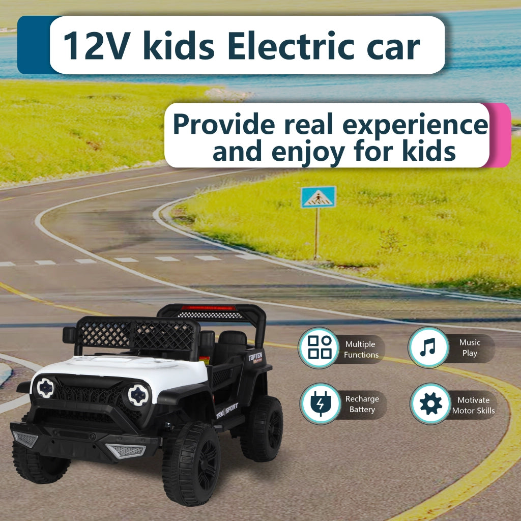Macchina elettrica per bambini ¨C zephmum ¨C Rosso con telecomando