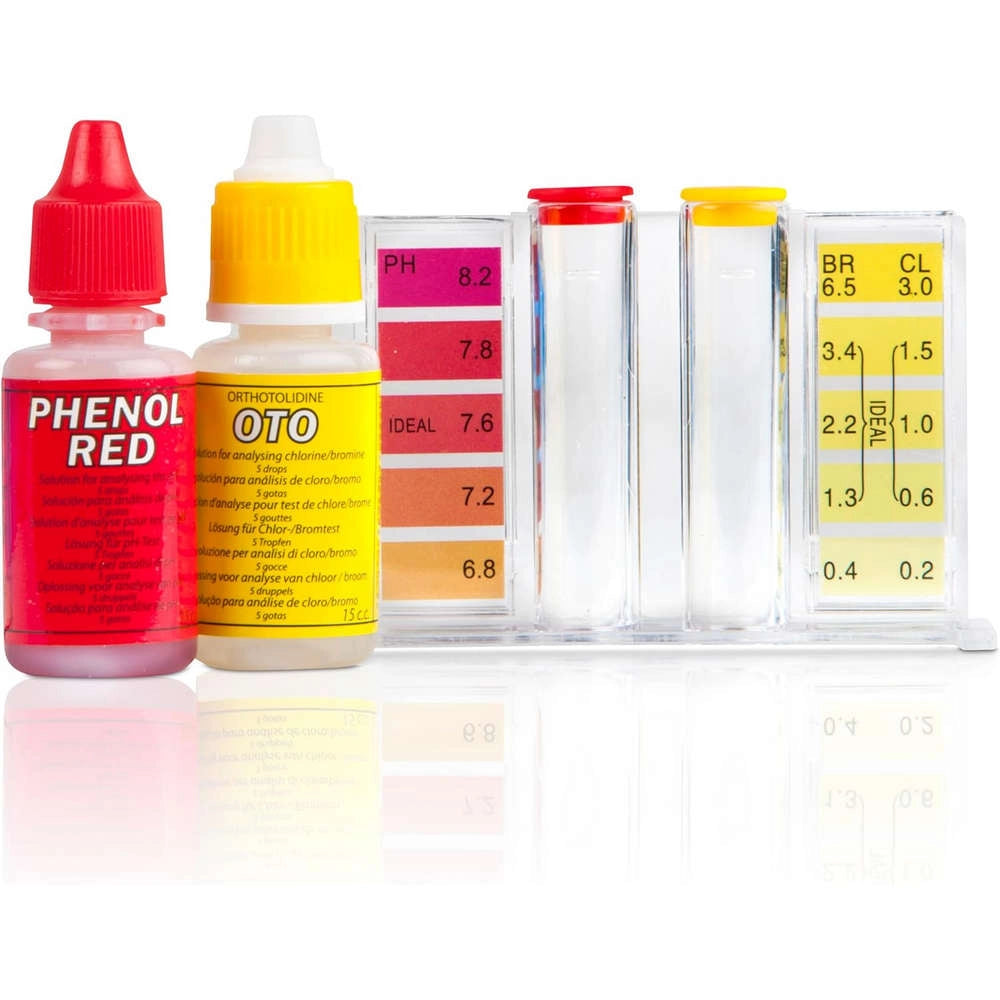 Kit Analisi Cloro Bromo e PH per Piscine con Oto Fenolo Gre 90180