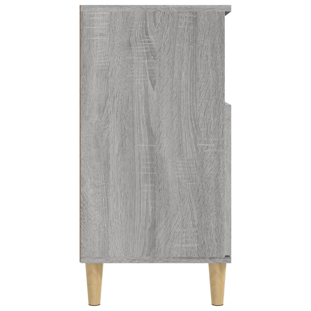Credenza | Madia | Buffet da pranzo | Armadio da pranzo Grigio Sonoma 60x35x70 cm in Legno Multistrato