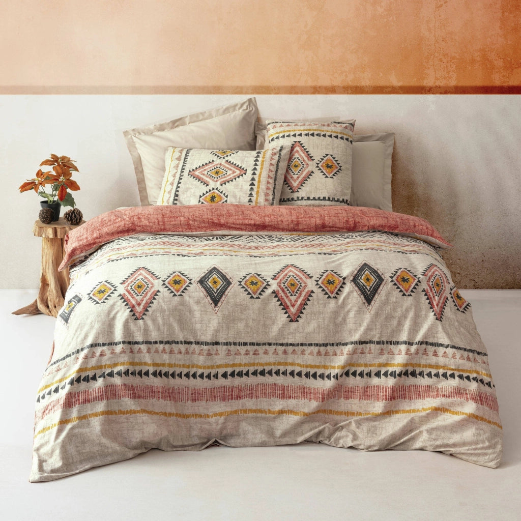 Grand River, Copripiumino Matrimoniale Federa Inclusa, 220x260 cm Multicolore