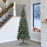 Albero di Natale artificiale con 300 LED Verde 240 cm 3395845
