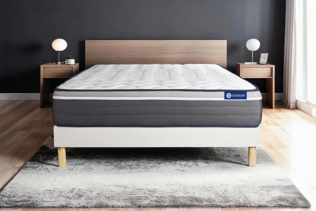 Kit rete e materasso Actiflex plus 120x220cm - Spessore : 26cm - Molle insacchettate e memory foam- molto rigido