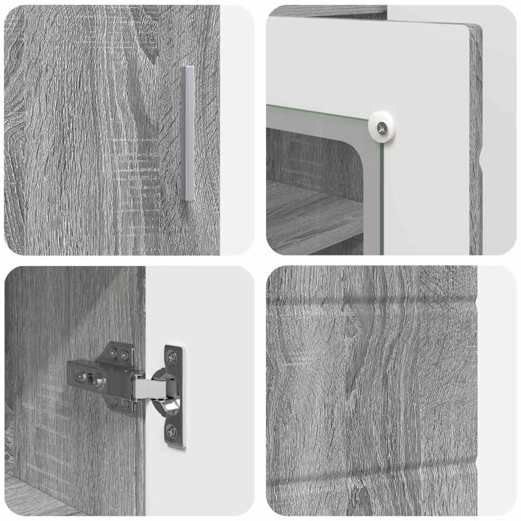 Armadio in Legno Grigio Sonoma 88,5 x 30,5 x 73 cm CFW5122310