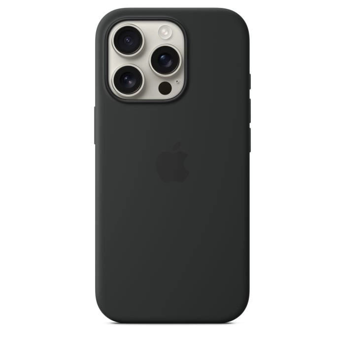 APPLE iPhone 16 Pro - Custodia in silicone con MagSafe - Nero